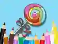 Gioco Coloring Book: Lollipop in linea
