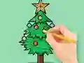 Gioco Coloring Book: Christmas Tree in linea