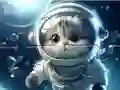 Gioco Jigsaw Puzzle: Astronaut-Cat in linea