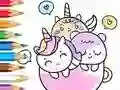 Gioco Coloring Book: A Cup Of Unicorn in linea