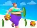 Gioco Muscle Girl Calorie Run in linea