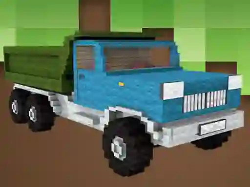 Gioco Blockcraft Truck Jigsaw in linea
