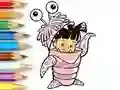 Gioco Coloring Book: Monster Costume Girl in linea