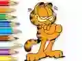 Gioco Coloring Book: Garfield Hamburger in linea
