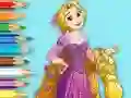 Gioco Coloring Book: Princess Rapunzel in linea