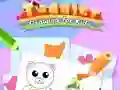 Gioco Toddler Drawing: Cute Dog in linea