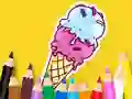 Gioco Coloring Book: Cool Ice Cream in linea