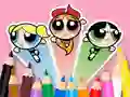 Gioco Coloring Book: The Powerpuff Girls in linea