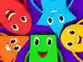 Gioco Kids Quiz: Colorful Shaps in linea