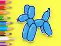 Gioco Coloring Book: Balloon Puppy in linea