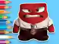 Gioco Coloring Book: Inside Out Angry in linea