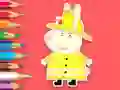 Gioco Coloring Book: Rabbit Firefighter in linea