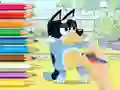 Gioco Coloring Book: Bluey And Bingo in linea
