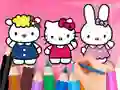 Gioco Coloring Book: Hello Kitty With Friends in linea
