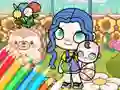 Gioco Coloring Book: Avatar World Babycare in linea