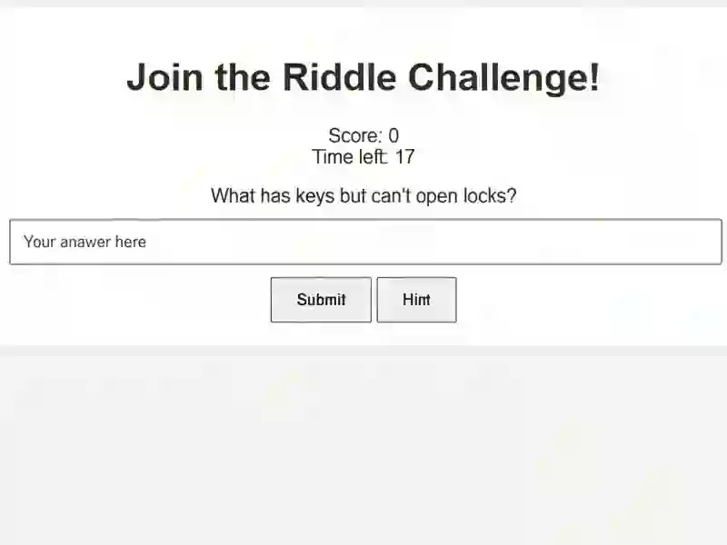 Gioco Riddle Challenge in linea