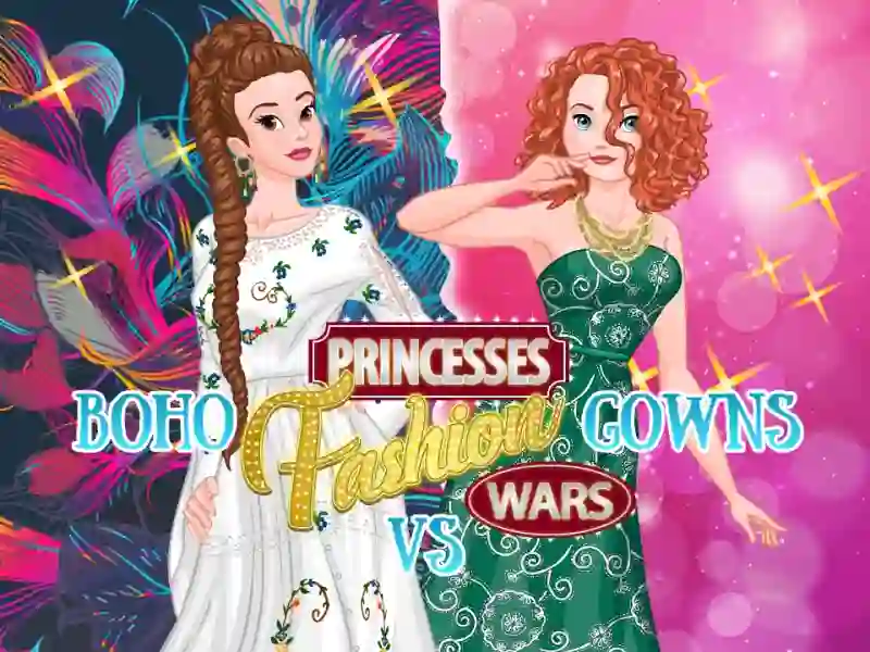 Gioco Princesses: Boho Vs Dress Fashion Wars in linea