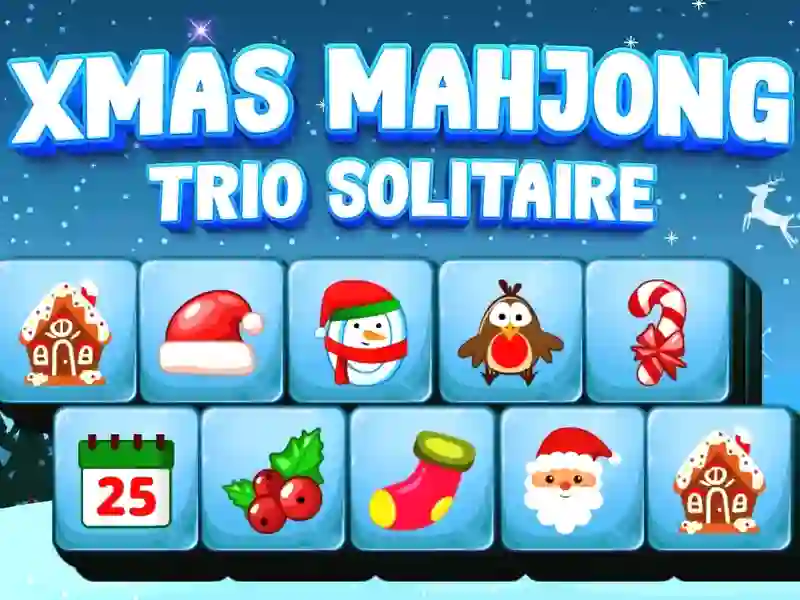 Gioco Xmas Mahjong Trio Solitaire in linea