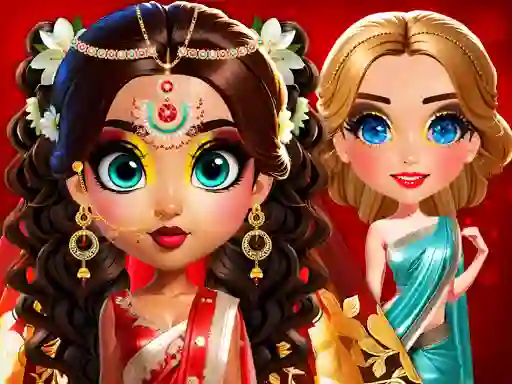 Gioco Asoka Makeup Indian Bride in linea