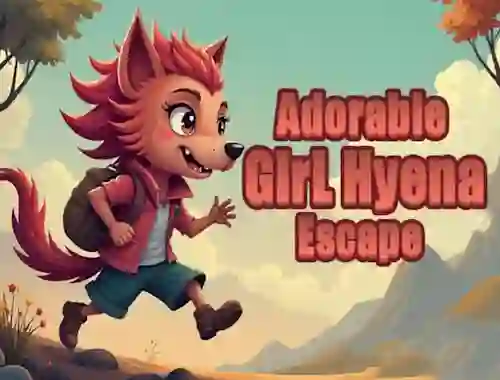 Gioco Adorable Girl Hyena Escape in linea