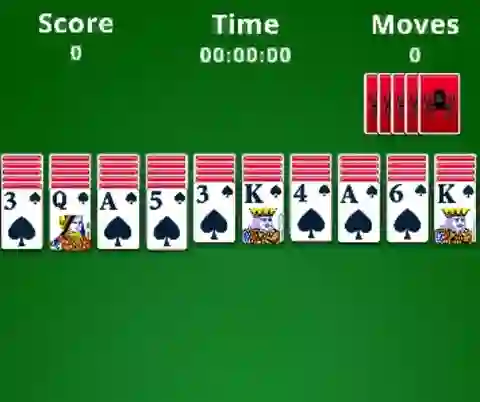 Gioco Spider Solitaire in linea
