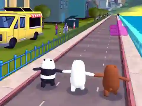 Gioco We Bare Bears Bear Parkour in linea