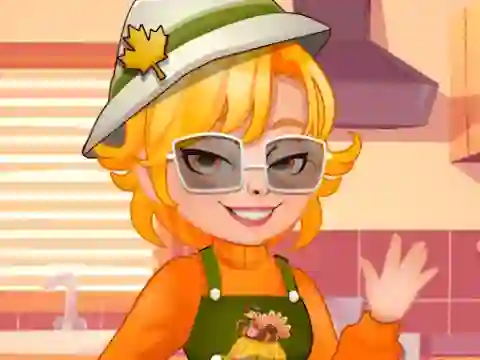 Gioco Roxie's Kitchen Thanksgiving Cupcake in linea