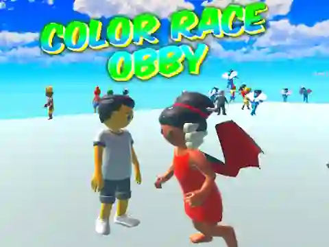 Gioco Color Race Obby in linea