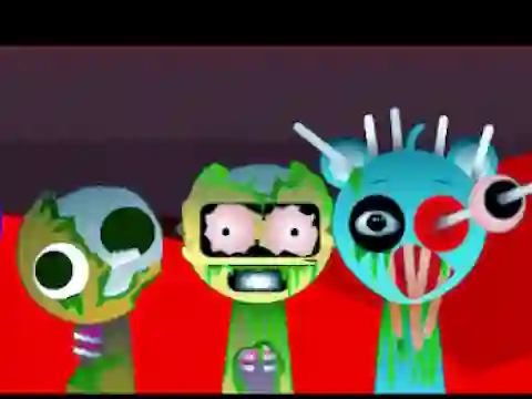 Gioco Sprunki Music Scary Beat Box in linea