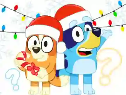 Gioco Kids Quiz: Bluey Christmas Quiz in linea