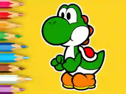 Gioco Coloring Book: Yoshi Fishing Day in linea