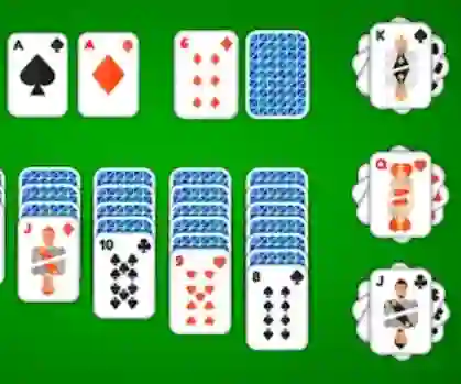 Gioco Klondike Solitaire 4 Suits in linea