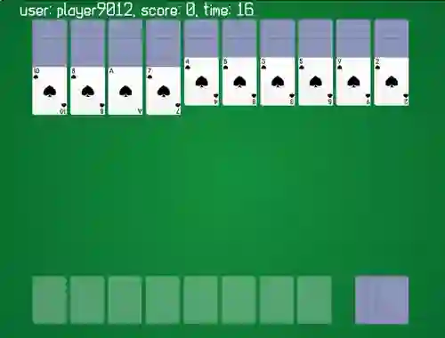 Gioco Spider Solitaire Classic Ver in linea