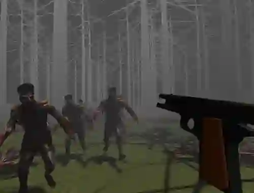 Gioco Zombies in a Forest in linea