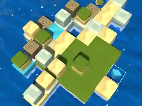 Gioco Cube Island: ASMR Relax Puzzle in linea