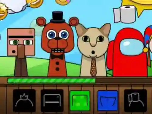 Gioco Sprunki: Monsters in linea