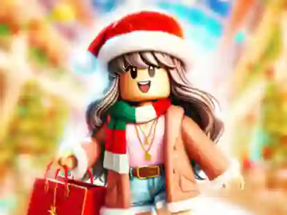 Gioco Jigsaw Puzzle: Roblox Christmas Mall in linea