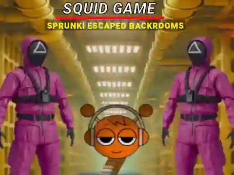 Gioco Squid Game Sprunki Escaped Backrooms in linea