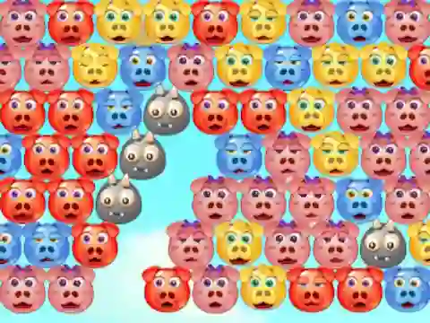 Gioco Bubble Piggies in linea