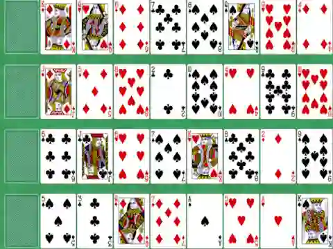 Gioco Cards: Solitaire Carpet in linea