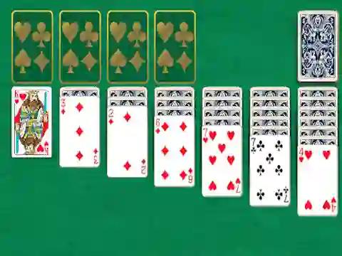 Gioco Klondike Classic Solitaire in linea