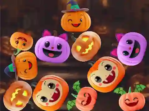 Gioco Merge Connect Pumpkins: Halloween! in linea