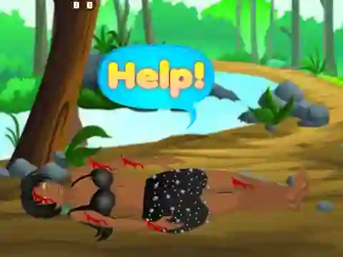 Gioco Rescue Injured Tribe Girl in linea