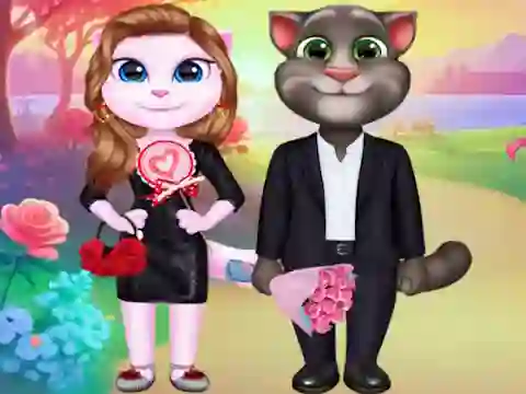 Gioco Kitty Couple Lovely Valentine in linea