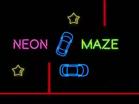 Gioco Neon Car Maze in linea