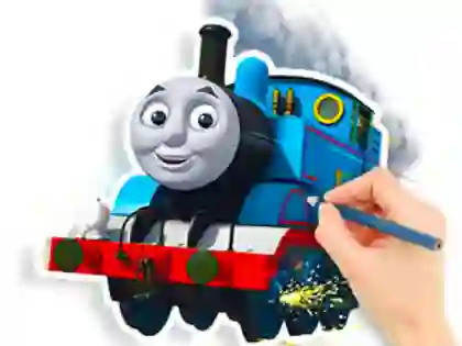Gioco Coloring Book: Thomas in linea