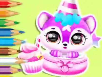 Gioco Coloring Book: Baby Fluff's Birthday in linea