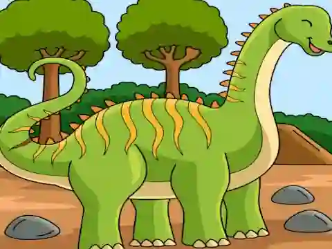 Gioco Dinosaur Spot the Difference in linea