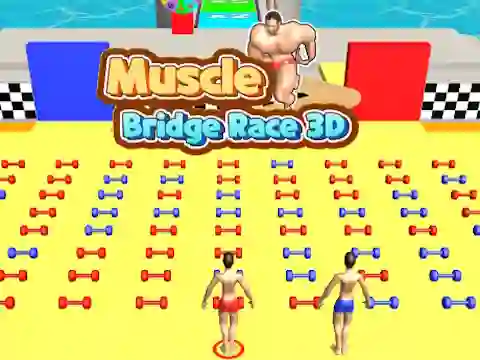Gioco Muscle Bridge Race 3D in linea