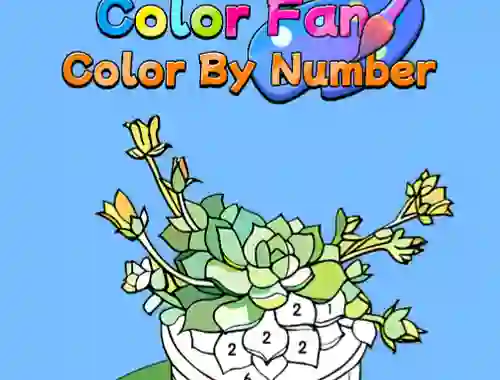 Gioco Color Fan Color By Number in linea